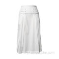 Inglaterra Casual Reta Midiskirt